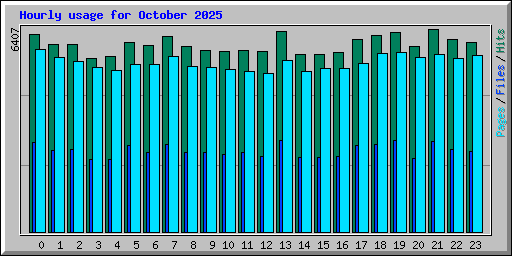 Hourly usage for October 2025